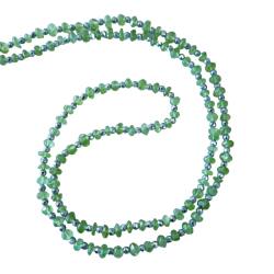 Peridot Olivin Hämatit Edelsteinkette Halskette Collier grün altsilber